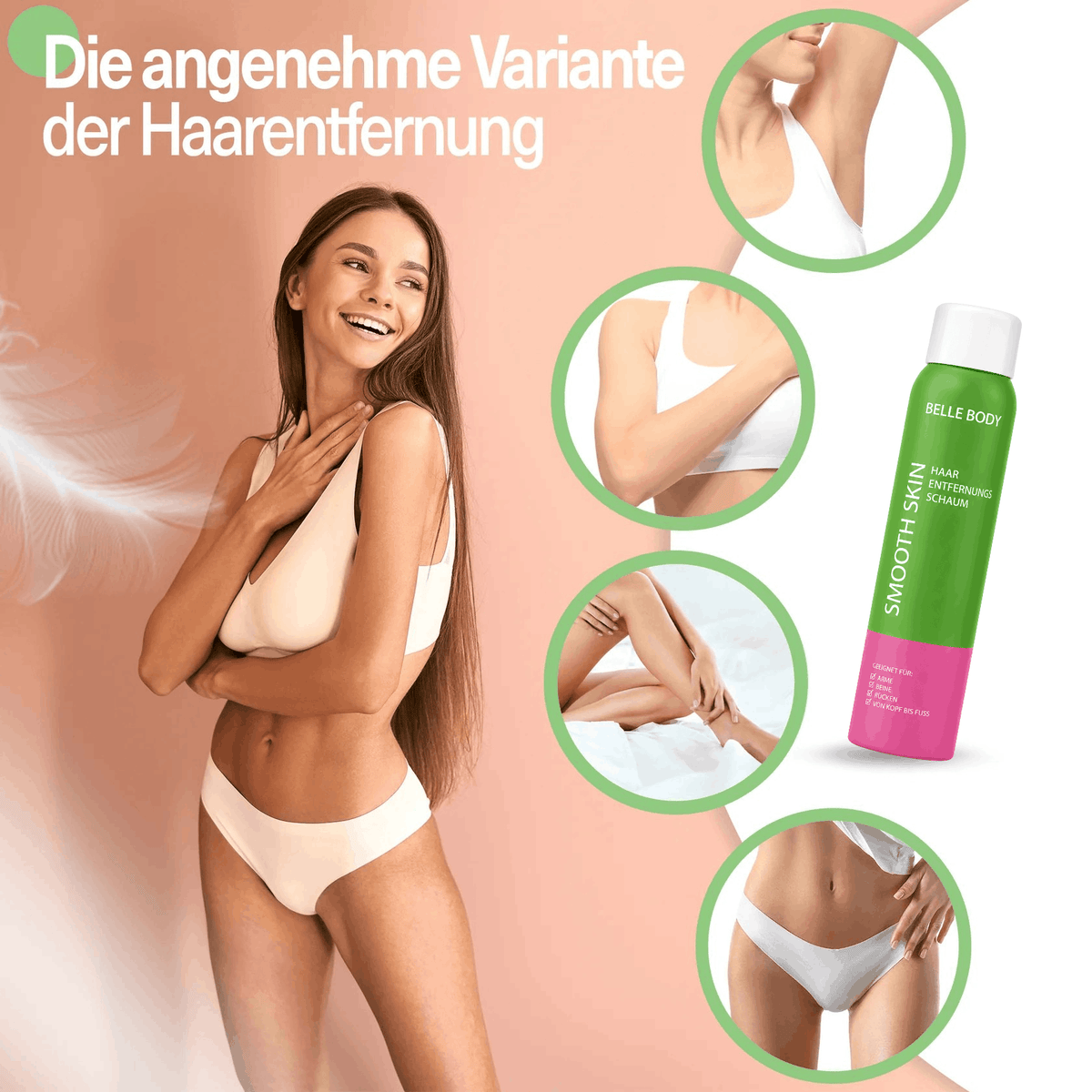 Hair removal foam